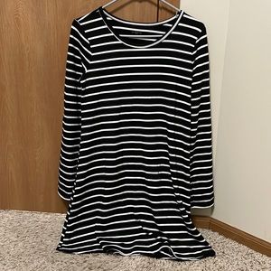 Long Sleeve Stripe Dress